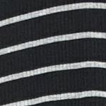 Black/Cream Stripe