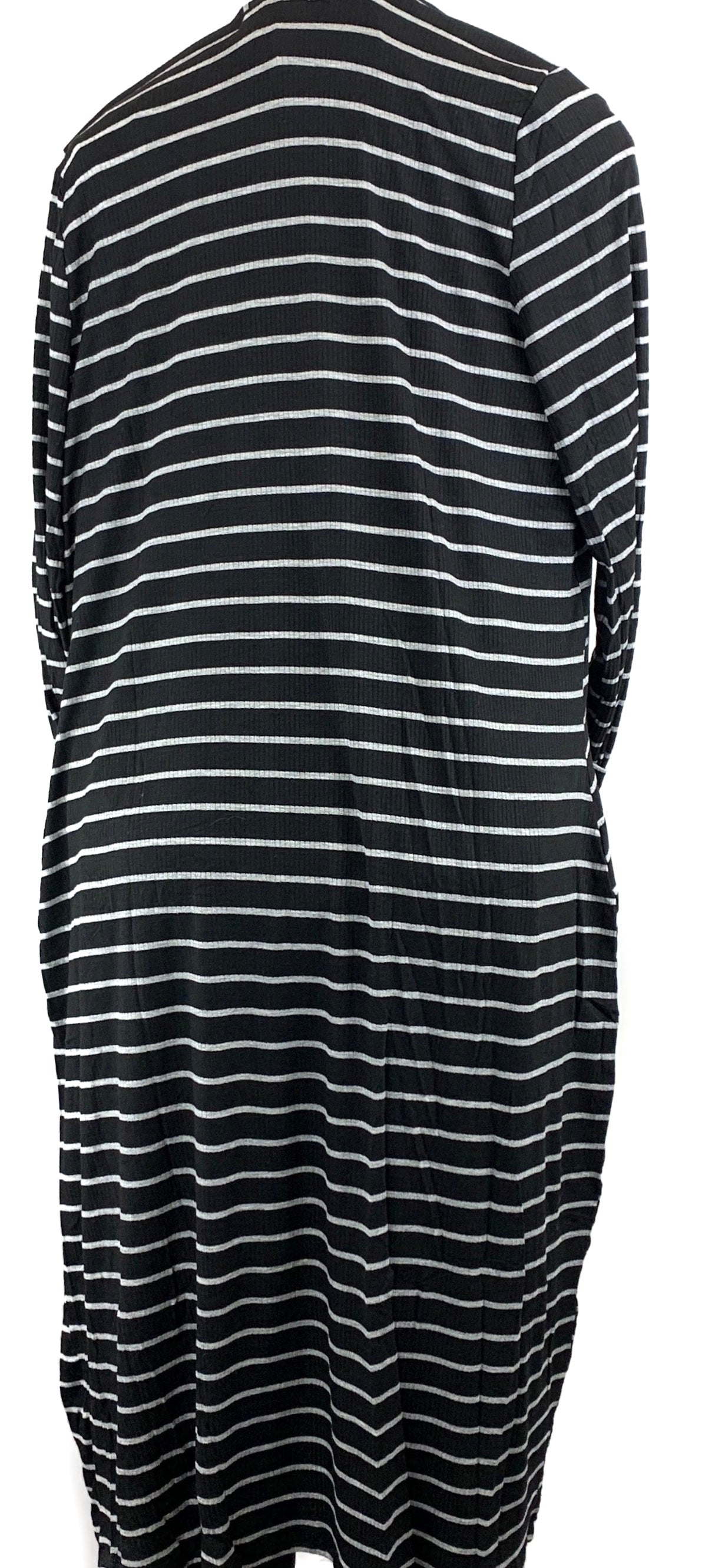 Plus Size Striped Duster-4